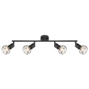 Globo 54802S-4 přisazené stropní svítidlo Xara 4x40W | E14 - černá