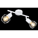 Globo 54802W-2 přisazené stropní svítidlo Xara 2x40W | E14 - bílá