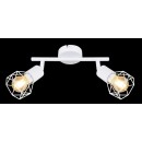 Globo 54802W-2 přisazené stropní svítidlo Xara 2x40W | E14 - bílá