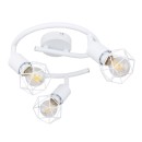 Globo 54802W-3 přisazené stropní svítidlo Xara 3x40W | E14 - bílá