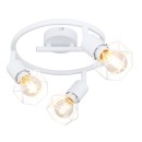 Globo 54802W-3 přisazené stropní svítidlo Xara 3x40W | E14 - bílá