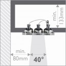 Philips 59563/11/10 stropní svítidlo 3x50W|GU10|IP23