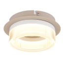 Globo 48046D LED přisazené stropní svítidlo ZARA | 8W integrovaný LED zdroj | 500lm | 3000K | béžová