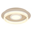Globo 48046D1 LED přisazené stropní svítidlo MARLENNE | 24W integrovaný LED zdroj | 1240lm | 3000K | béžová