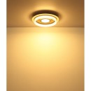 Globo 48046D1 LED přisazené stropní svítidlo MARLENNE | 24W integrovaný LED zdroj | 1240lm | 3000K | béžová