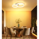 Globo 48046D2 LED přisazené stropní svítidlo MARLENNE | 24W integrovaný LED zdroj | 1800lm | 3000K | béžová