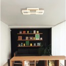 Globo 48047D2 LED přisazené stropní svítidlo ZARA  | 40W integrovaný LED zdroj | 3300lm | 3000K | béžová