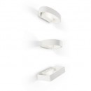 Ideal Lux 115191 LED nástěnné svítidlo Zed Square Bianco 1x5W - bílé čtvercové