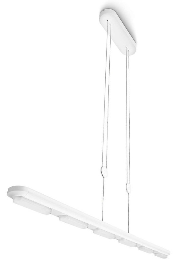 LED závěsné stropní svítidlo - lustr Philips MILE 40877/31/16 - bílá