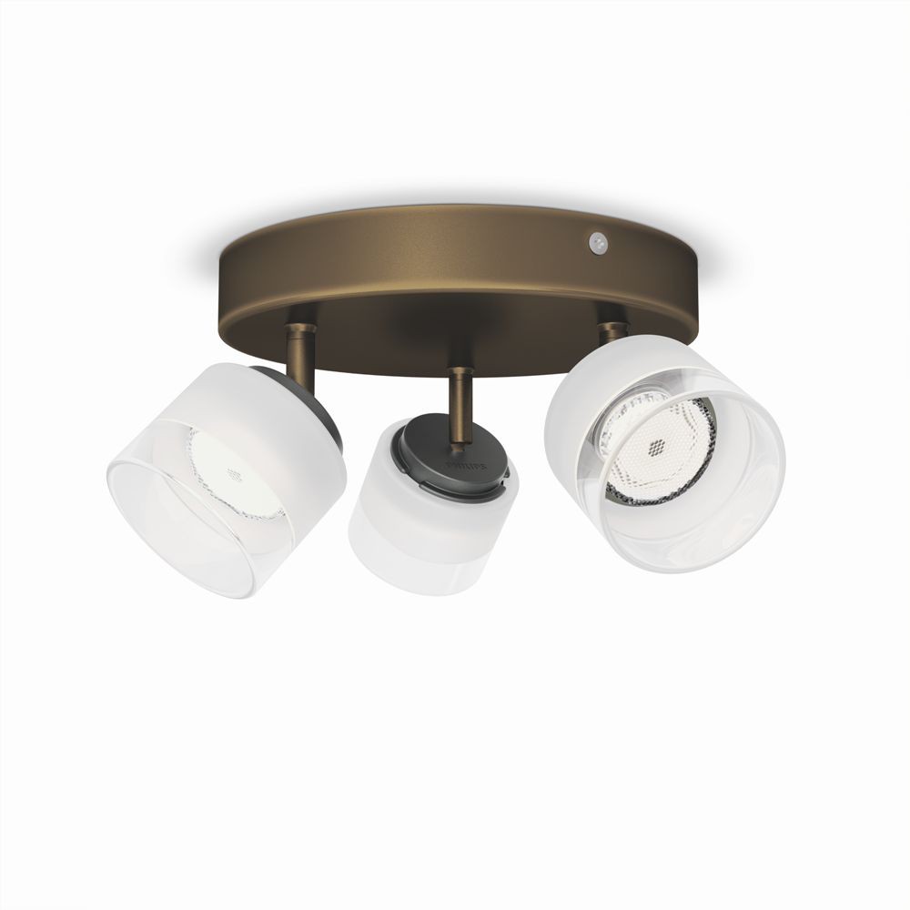 LED přisazené stropní svítidlo bodové Philips FREMONT 53333/06/16 - bronz