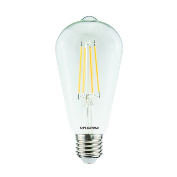 Sylvania 0029309 LED žárovka filament 1x7W | E27 | 806lm | 2700K - stmívatelná, čirá