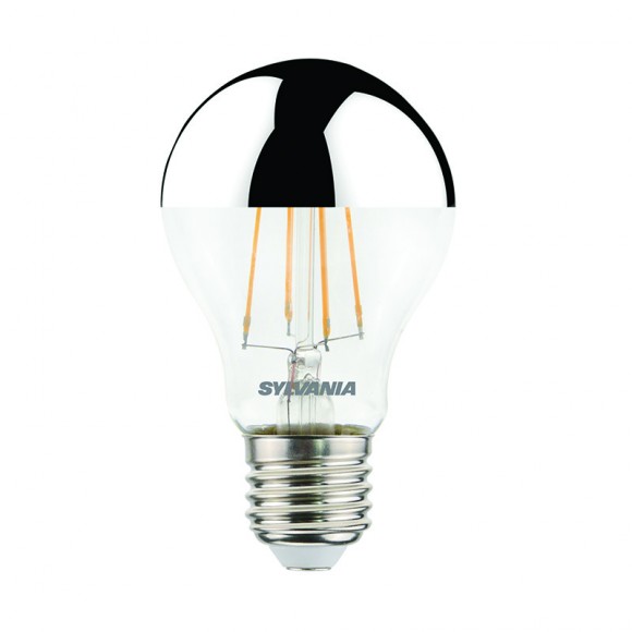 Sylvania 0029342 LED žárovka filament 1x4,5W | E27 | 400lm | 2700K - stříbrná