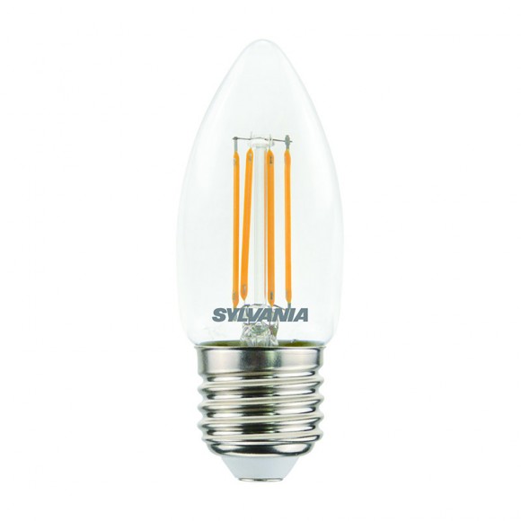 Sylvania 0029366 LED žárovka filament 1x4,5W | E27 | 470lm | 2700K - stmívatelná, čirá