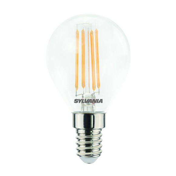 Sylvania 0029490 LED žárovka filament 1x4,5W | E14 | 470lm | 2700K - stmívatelná, čirá