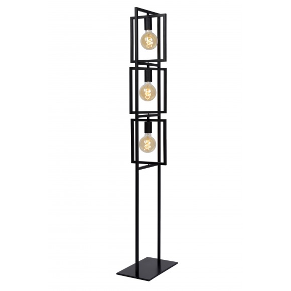 Lucide 00726/03/30 LUUK stojanové svítidlo 3xE27 - černá