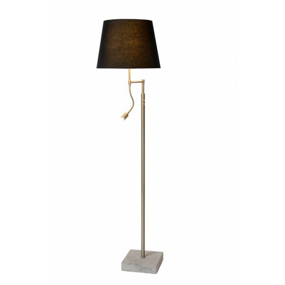 LED stojací lampa Lucide Poss 1x60W E27/1x3W LED - čtecí lampa