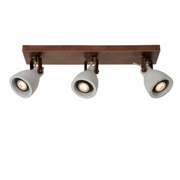 LED stropní bodové svítidlo Lucide Concri 3x5W GU10 - působivá bodovka