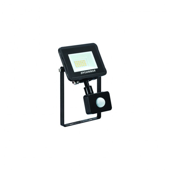 Sylvania 0050134 LED venkovní svítidlo s pohybovým čidlem Start Flood Flat 1x19W | 2000lm | 4000K | IP54 - černá
