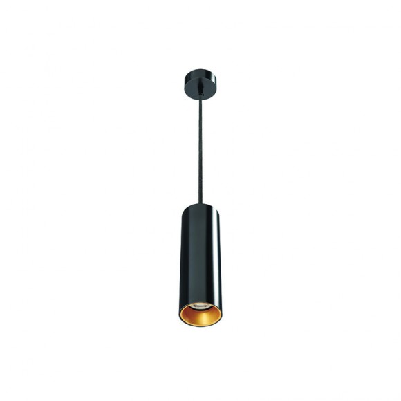 Sylvania 2061009 závěsné stropní bodové svítidlo Tubixx 1x14W | 1152lm | 2700K | IK02 - černá, zlatá