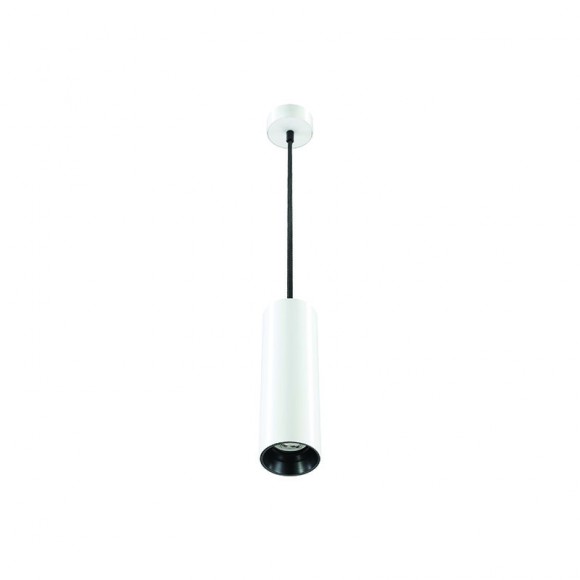 Sylvania 2061012 závěsné stropní bodové svítidlo Tubixx 1x14W | 1138lm | 2700K | IK02 - černá, bílá