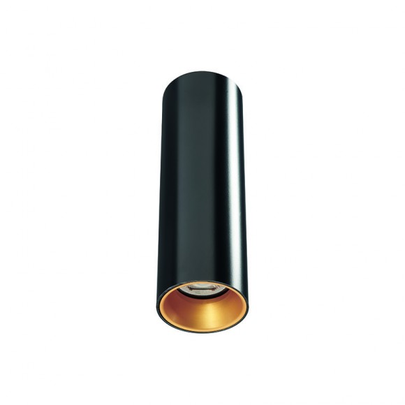Sylvania 2061009 přisazené stropní bodové svítidlo Tubixx 1x14W | 1152lm | 2700K | IK02 - černá, zlatá