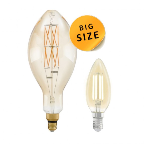Eglo 11685 LED filamentová žárovka Vintage 1x8W/60W | E27 | 806lm | 2100K