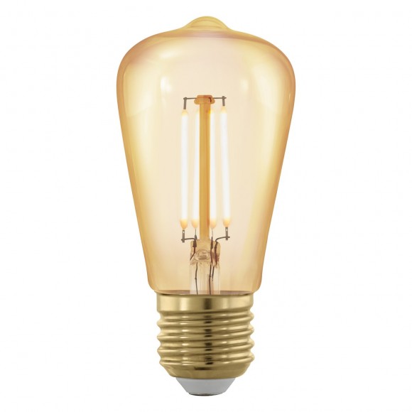 Eglo 11722 LED filamentová žárovka 1x4W | E27 | G80 | 260lm | 2200K - jantar