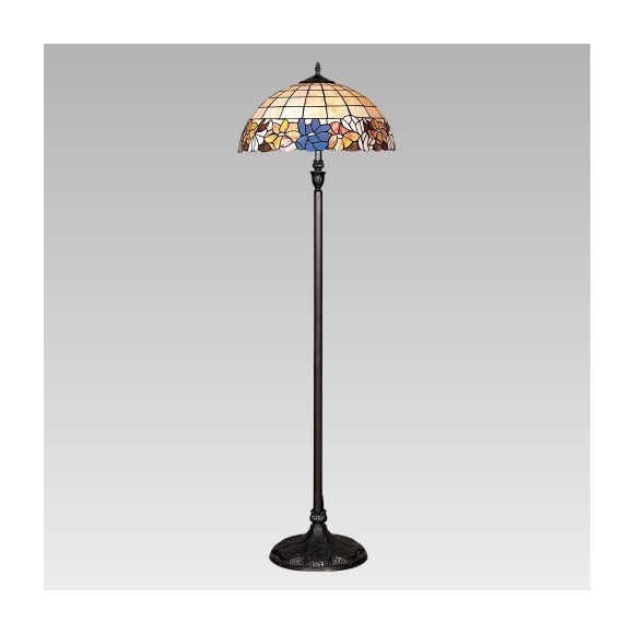 Prezent 92000145 stojací lampa Tiffany 2x60W|E27