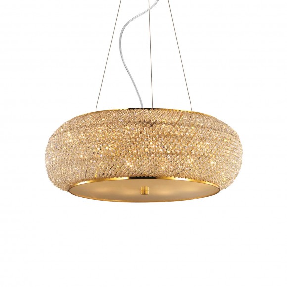 Ideal Lux 164984 závěsné stropní svítidlo Pasha 14x40W|E14 - zlaté