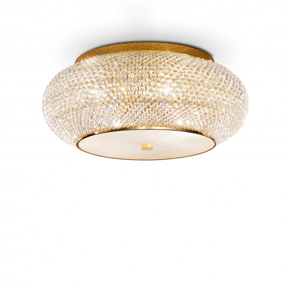 Ideal Lux 165004 stropní svítidlo Pasha 14x40W|E14 - zlaté