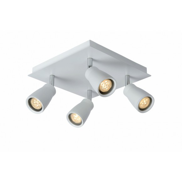 LED přisazené stropní bodové svítidlo Lucide Lana 4x4,5W | GU10 | 800lm | 3000K