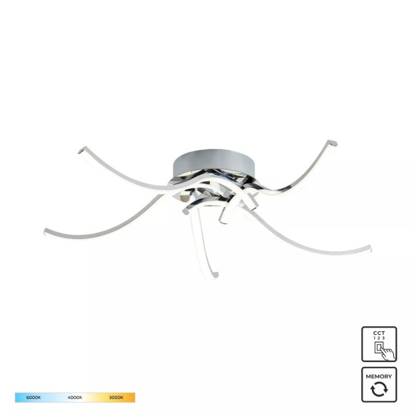 Zuma Line 20023-5CCH LED přisazené stropní svítidlo FOCUS | 35W integrovaný LED zdroj | 3000/4000/6000K