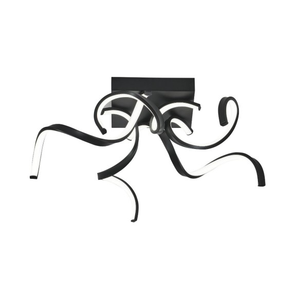 Zuma Line 20031CL-BK LED přisazené stropní svítidlo STELO | 48W integrovaný LED zdroj | 40000K