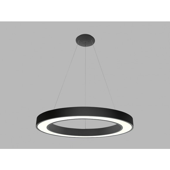 LED2 3270853 LED závěsné stropní svítidlo Saturn 80 P-Z 1x80W | 4400lm | 3000K/4000K | CCT | IP20 - černá