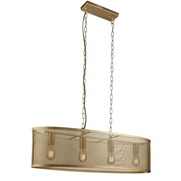 Searchlight 2484-4GO Fishnet závěsné svítidlo E27 4 x 60W