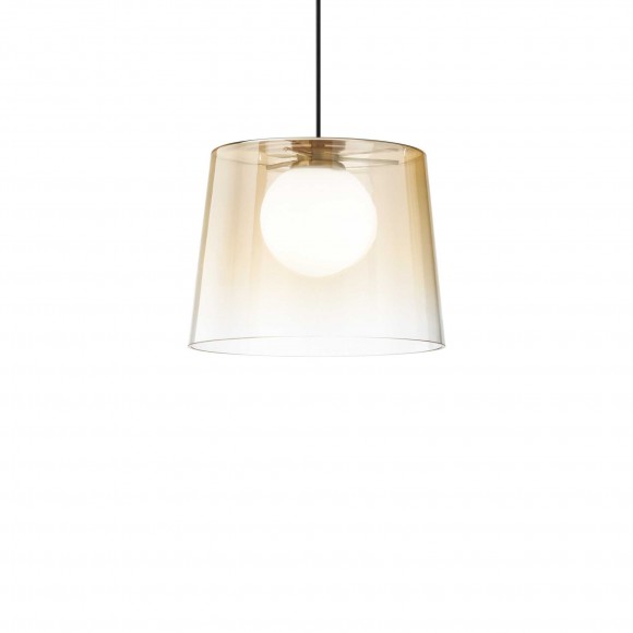 Ideal Lux 271316 závěsné stropní svítidlo Fade sp1 1x15W | G9 - jantarová