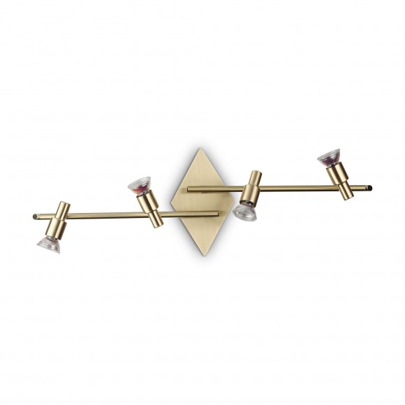 Ideal Lux 287812 přisazené stropní svítidlo Slem Pl4 4x50W | GU10 - mosaz