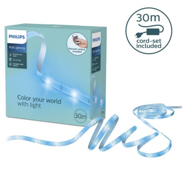Philips 8720169322554 LED LED pásek LIGHTSTRIPS  integrovaný LED zdroj | rgb - barevné | bílá