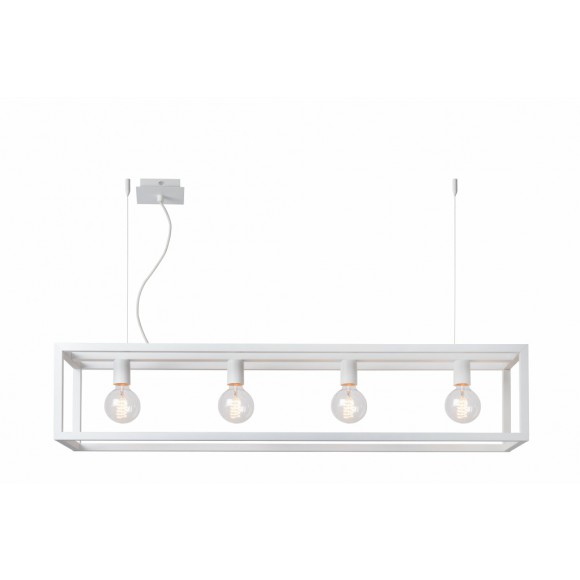 závěsné svítidlo Lucide Oris 4x60W E27 - industriální design