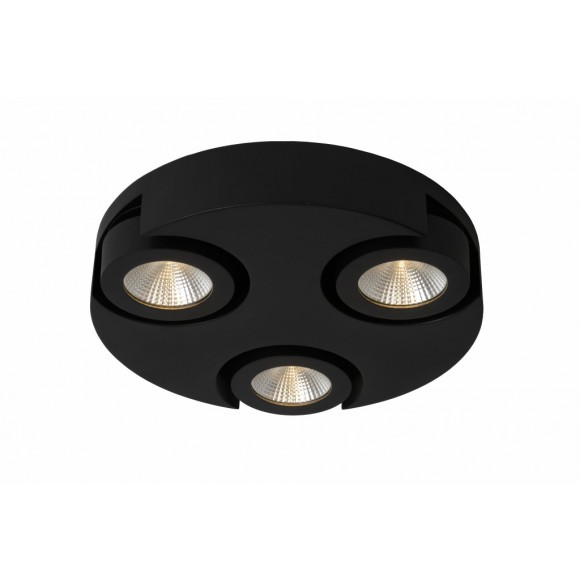 Lucide 33158/14/30 LED stropní svítidlo Lucide Mitrax 3x5W | 1350lm | 3000K - černá