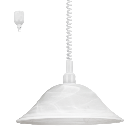 Eglo 3355 závěsné stropní svítidlo Alessandra 1x60W | E27 - bílá