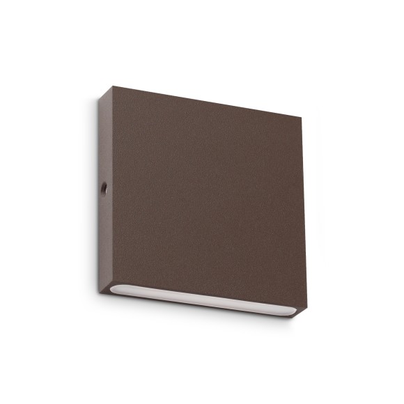 Ideal lux 335896 LED venkovní nástěnné svítidlo POST-IT | 3W integrovaný LED zdroj | 170lm | 3000K | hnědá