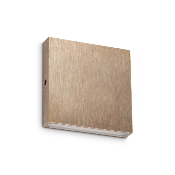Ideal lux 335926 LED venkovní nástěnné svítidlo POST-IT | 3W integrovaný LED zdroj | 180lm | 3000K | bronz