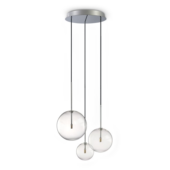 Ideal lux 339696 závěsné stropní svítidlo EQUINOXE  G4 | na lanku | chrom