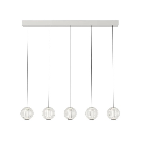 Ideal lux I343471 LED závěsné stropní svítidlo DIAMOND | 23W integrovaný LED zdroj | 5x470lm