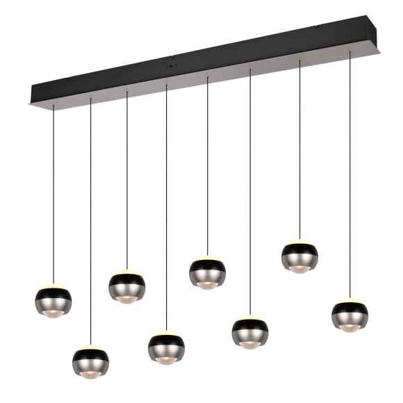 Trio SELECT  344410807  LED závěsné stropní svítidlo ORBIT  | 8x8W integrovaný LED zdroj | 8x960lm | 2300+3000+4000K