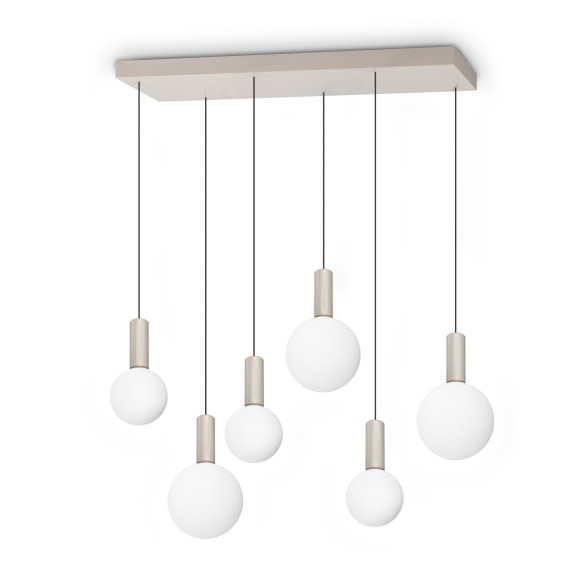 Ideal lux 349220 LED závěsné stropní svítidlo ODEON  | 39W integrovaný LED zdroj | 2990lm | 3000K | na lanku | bílá