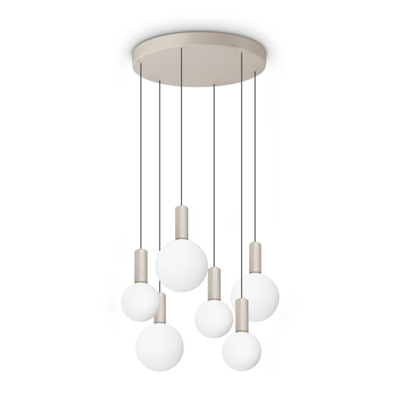 Ideal lux 349237 LED závěsné stropní svítidlo ODEON  | 39W integrovaný LED zdroj | 2990lm | 3000K | na lanku | bílá
