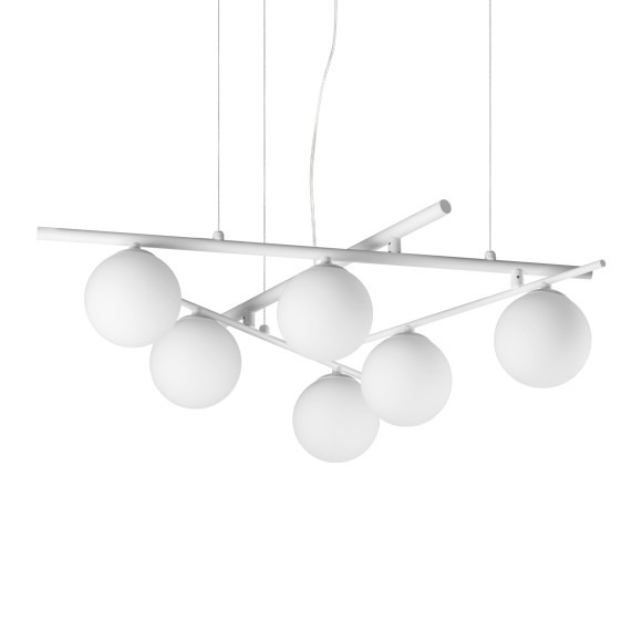 Ideal lux 352053 závěsné stropní svítidlo ATLAS  G9 | na lanku | bílá