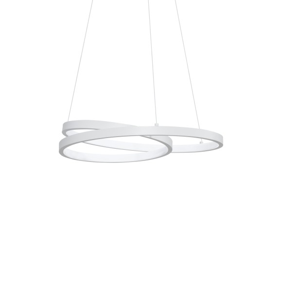 Ideal lux 352435 LED závěsné stropní svítidlo OZ  | 38W integrovaný LED zdroj | 2300lm | 3000K | na lanku | stahovací | bílá